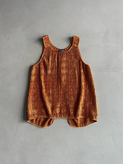 EMPORIO ARMANI - 1990s OPEN BACK VEST TOP