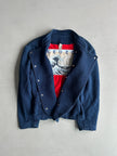 KENZO - 1980s DOUBLE BREASTED DENIM JACKET