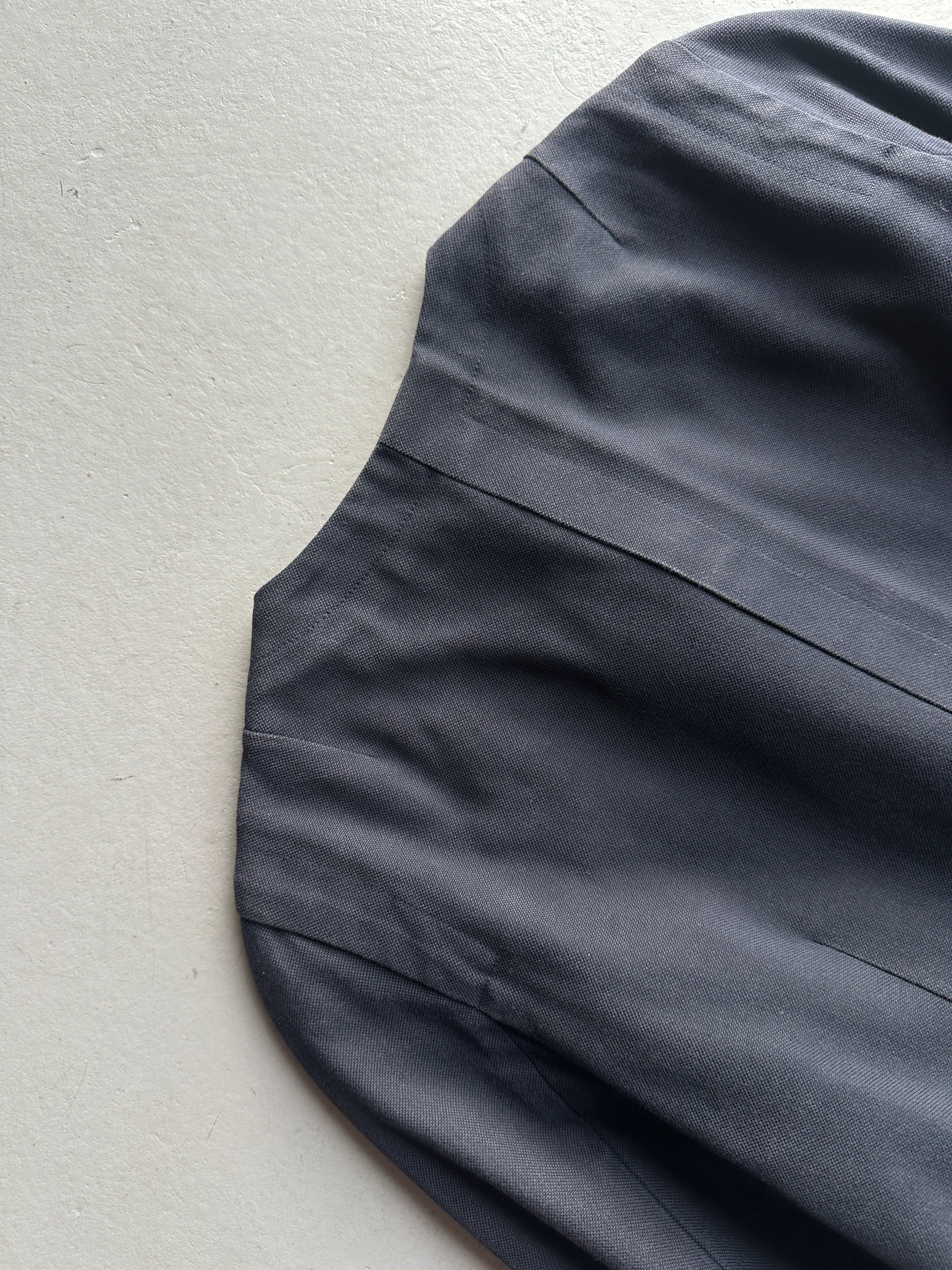 MARNI - 1990s COLLARLESS JACKET WITH PEPLUM HEM