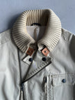 DANIELE ALESSANDRINI - 1990s BOMBER JACKET WITH RIBBED KNIT COLLAR