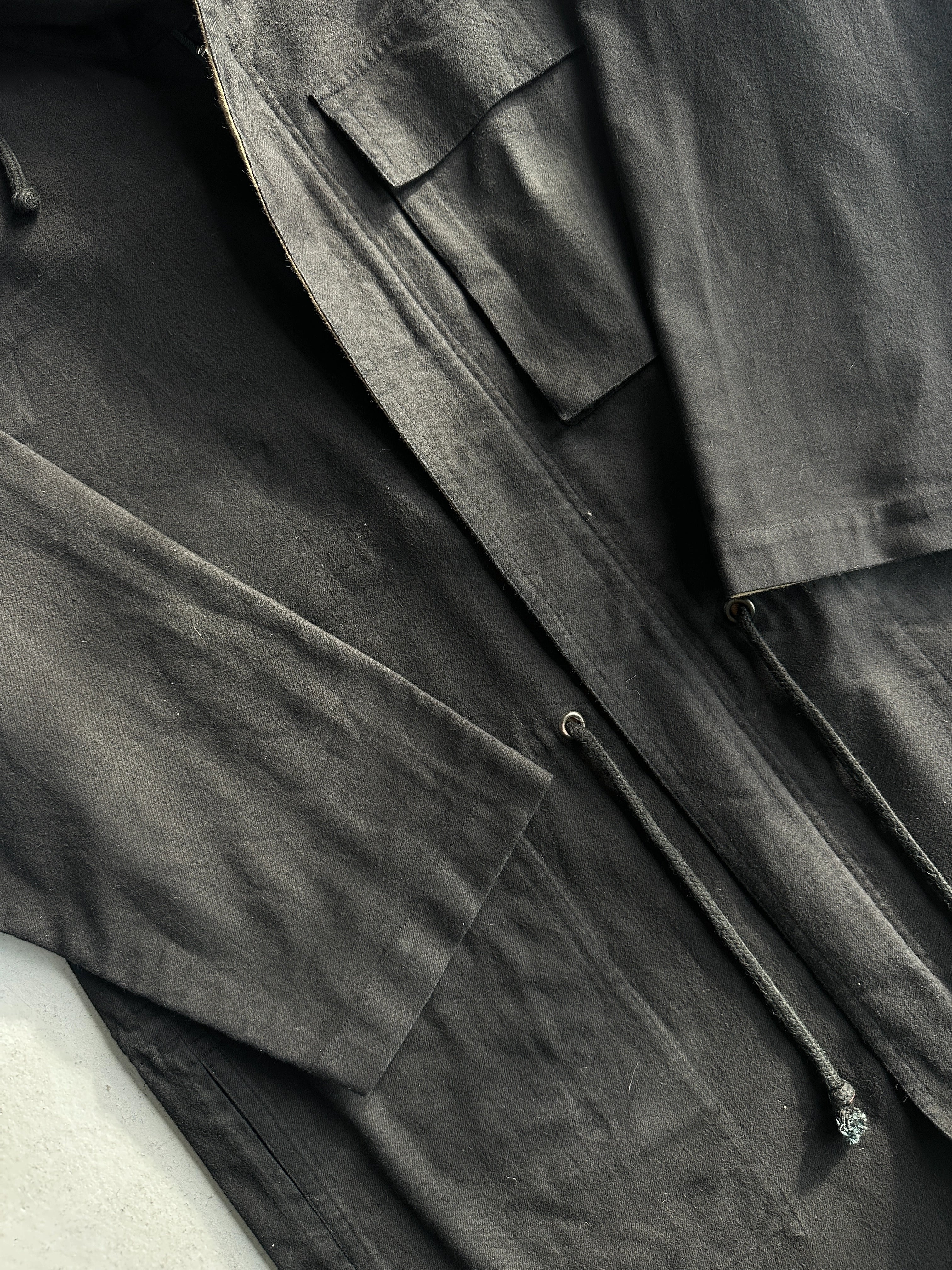 ISSEY MIYAKE - late 1970s REVERSIBLE HOODED PARKA COAT