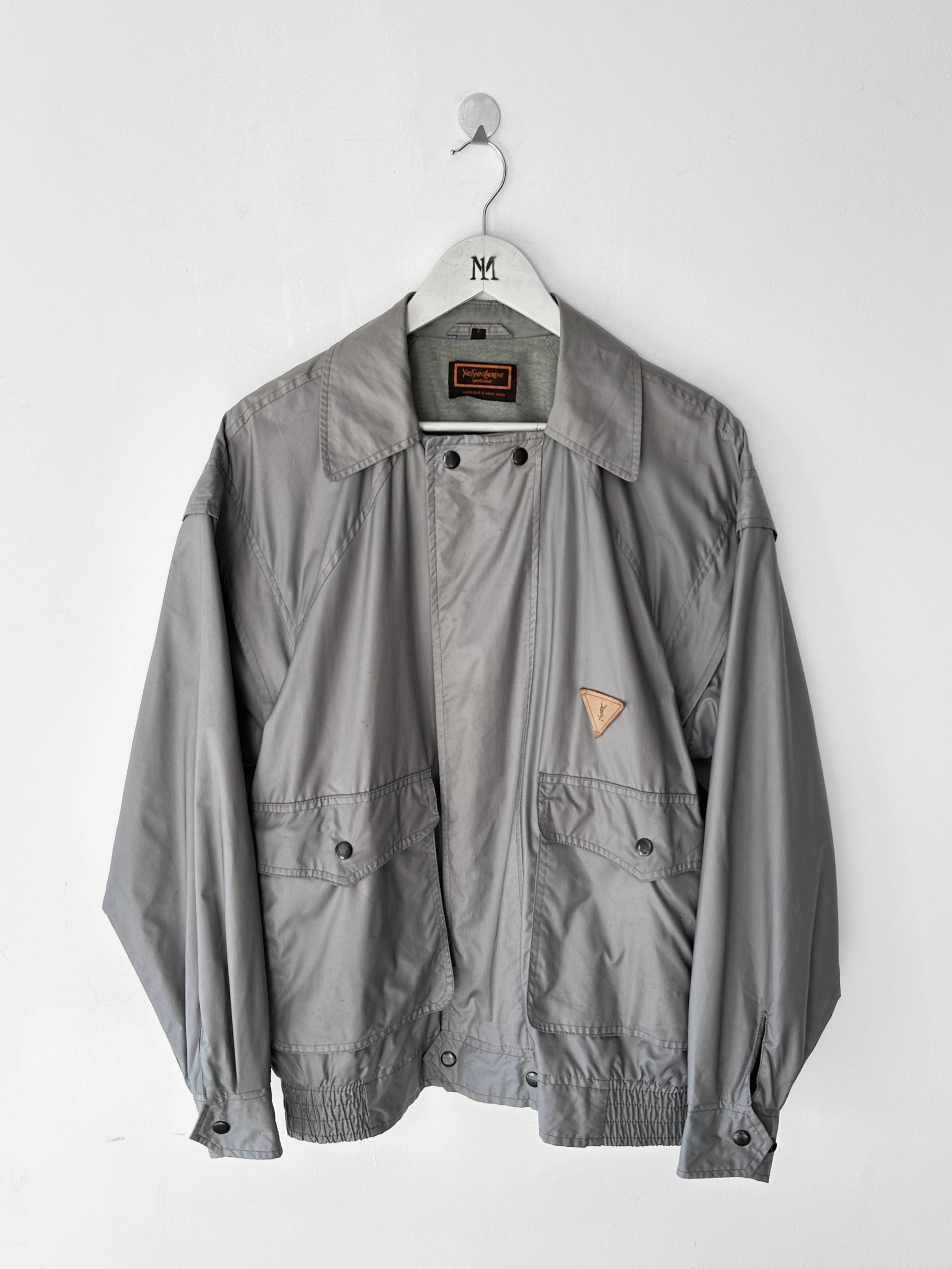 YVES SAINT LAURENT - 1990s 2 IN 1 BOMBER JACKET GILET