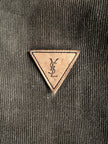 YVES SAINT LAURENT - 1980s CORDUROY JACKET WITH CONTRASTING SLEEVE