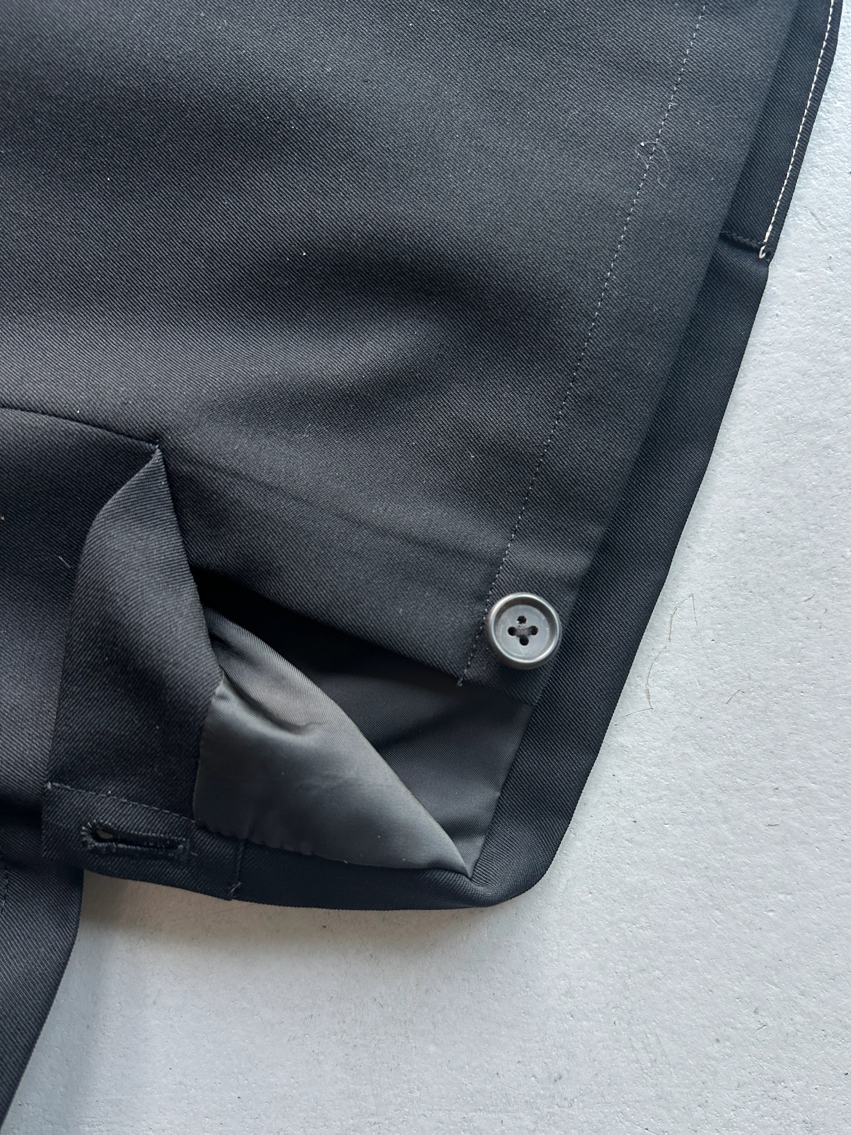 YOHJI YAMAMOTO - F/W 1997 CONTRASTING STITCHING DETAILS BLAZER