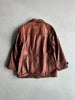 ARMANI JEANS - 1990s STRAIGHT FIT LEATHER JACKET