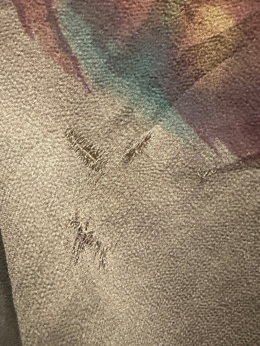 DRIES VAN NOTEN - 2000s PLEATED SILK SKIRT