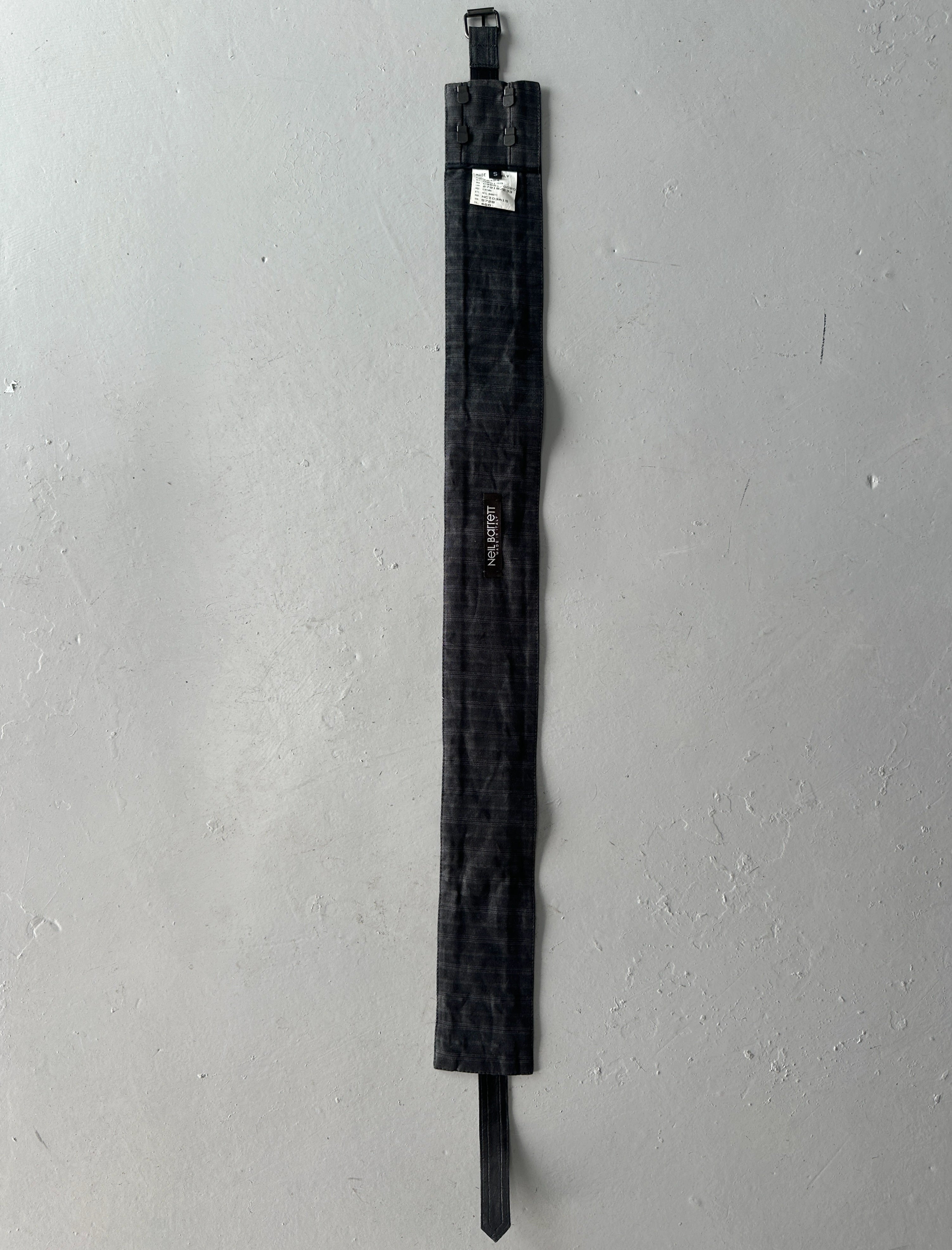 NEIL BARRETT - early 2000s LINEN WAIST BELT