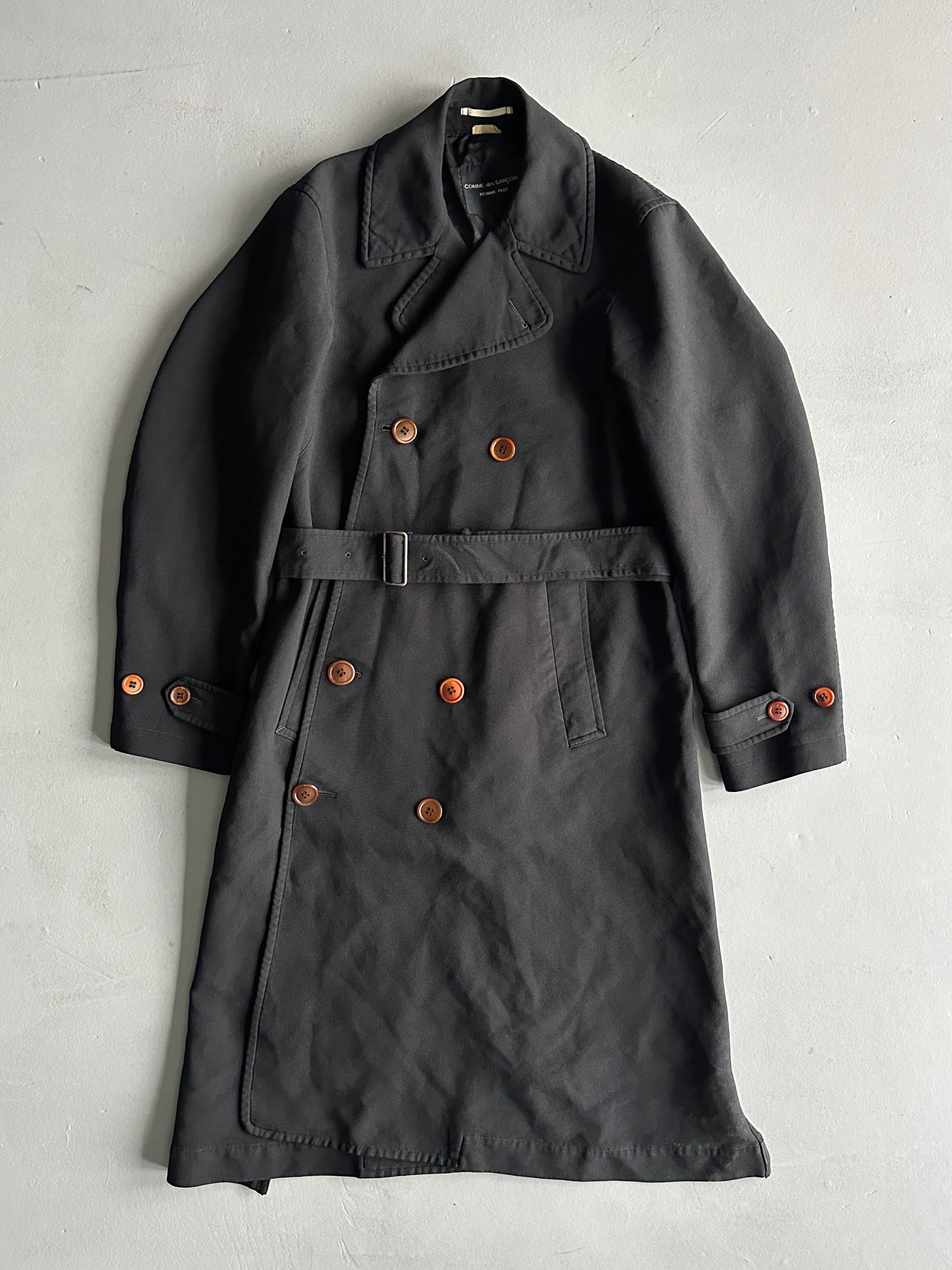 COMME DES GARÇONS HOMME PLUS - F/W 2017 DOUBLE BREASTED OVERSIZED TRENCH COAT