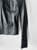 GIANFRANCO FERRÉ - early 2000s SOFT LEATHER CROP FIT JACKET WITH FUNNEL NECK