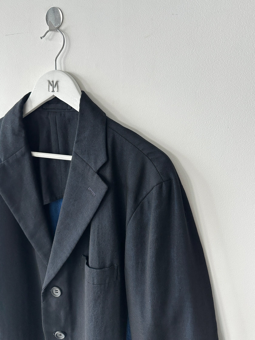 ISSEY MIYAKE - S/S 2014 BLAZER WITH CONTRASTING PANEL AT SIDE AND BACK