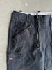 1990s UTILITY TROUSERS WITH DOUBLE ZIP FRONT