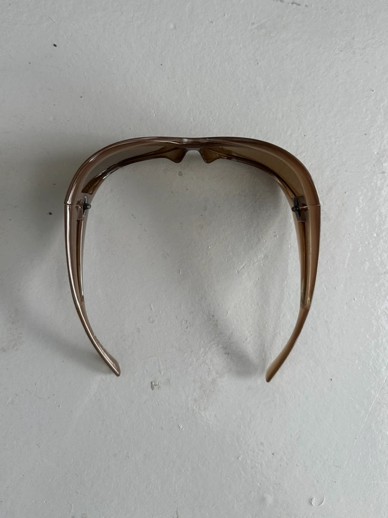 GIANFRANCO FERRÉ - 2000s OVERSIZED WRAPAROUND SUNGLASSES