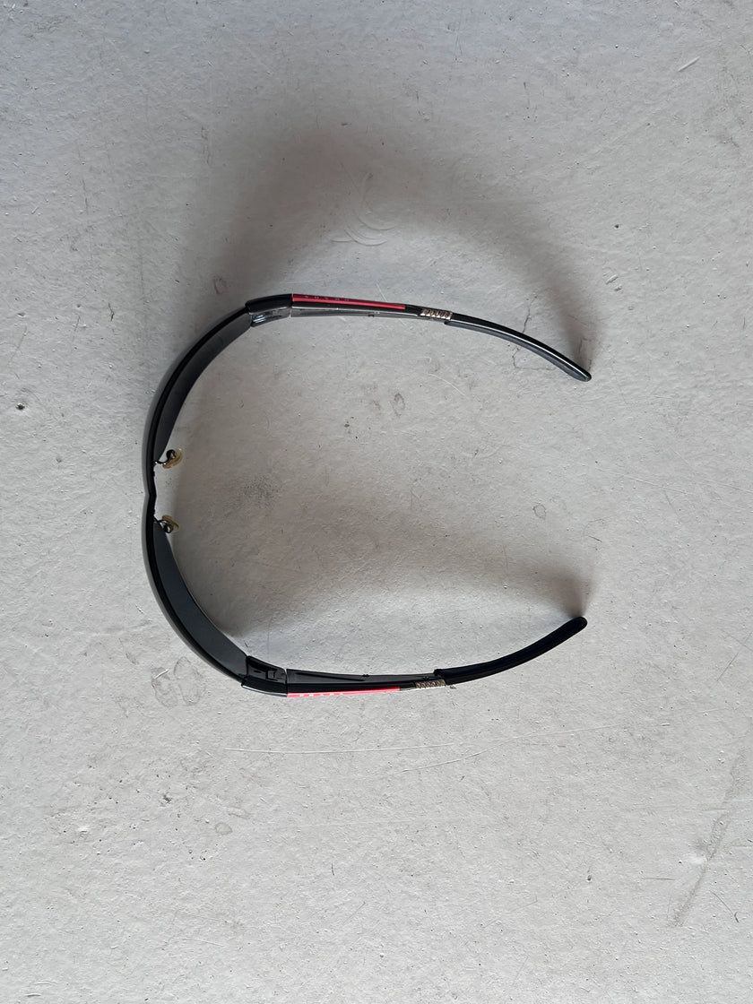 PRADA - 1990s SHIELD SUNGLASSES