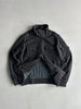 ANDREW MACKENZIE - F/W 2004 WOOL BOMBER JACKET WITH ZIP DETAILS