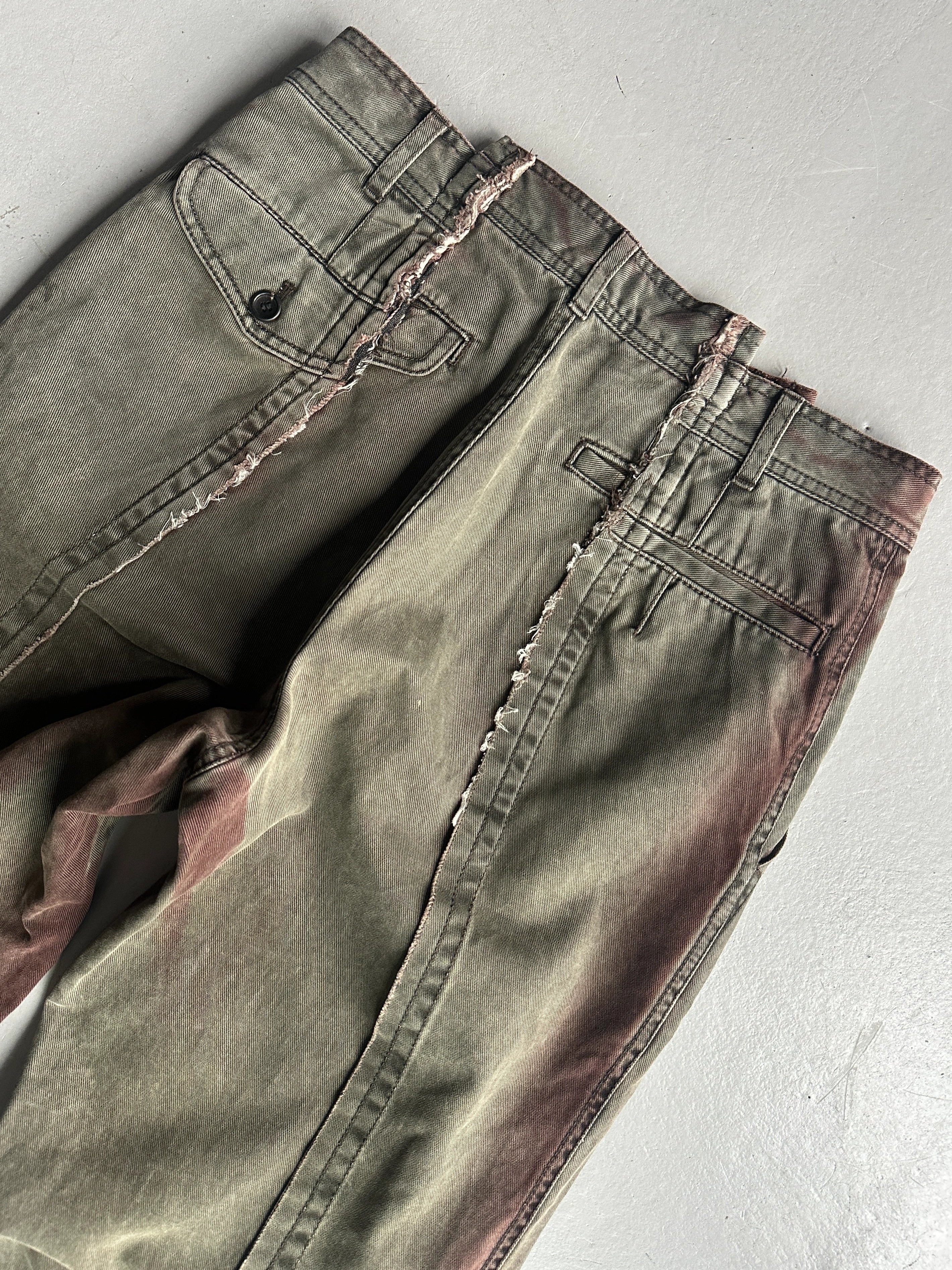 COMME DES GARÇONS SHIRT - A/W 2016 DECONSTRUCTED TROUSERS