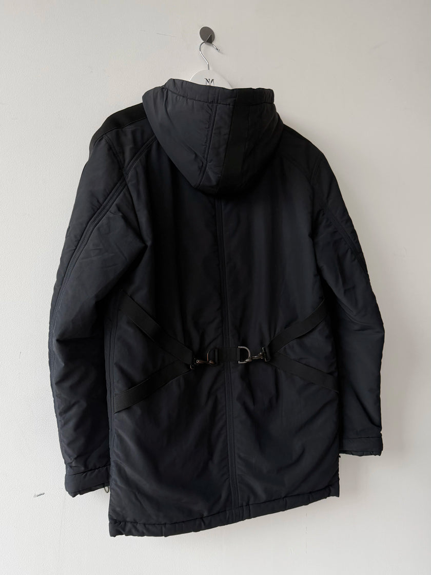 DOLCE & GABBANA - late 1990s HOODED BONDAGE PARKA JACKET