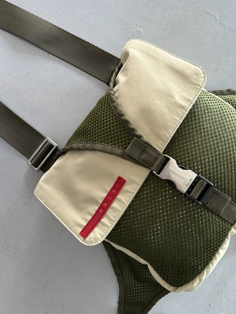 PRADA - early 2000s TECHNICAL HARNESS BAG