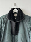 ITALIAN LABEL - 1980s NYLON BOMBER JACKET WITH SHEARLING COLLAR
