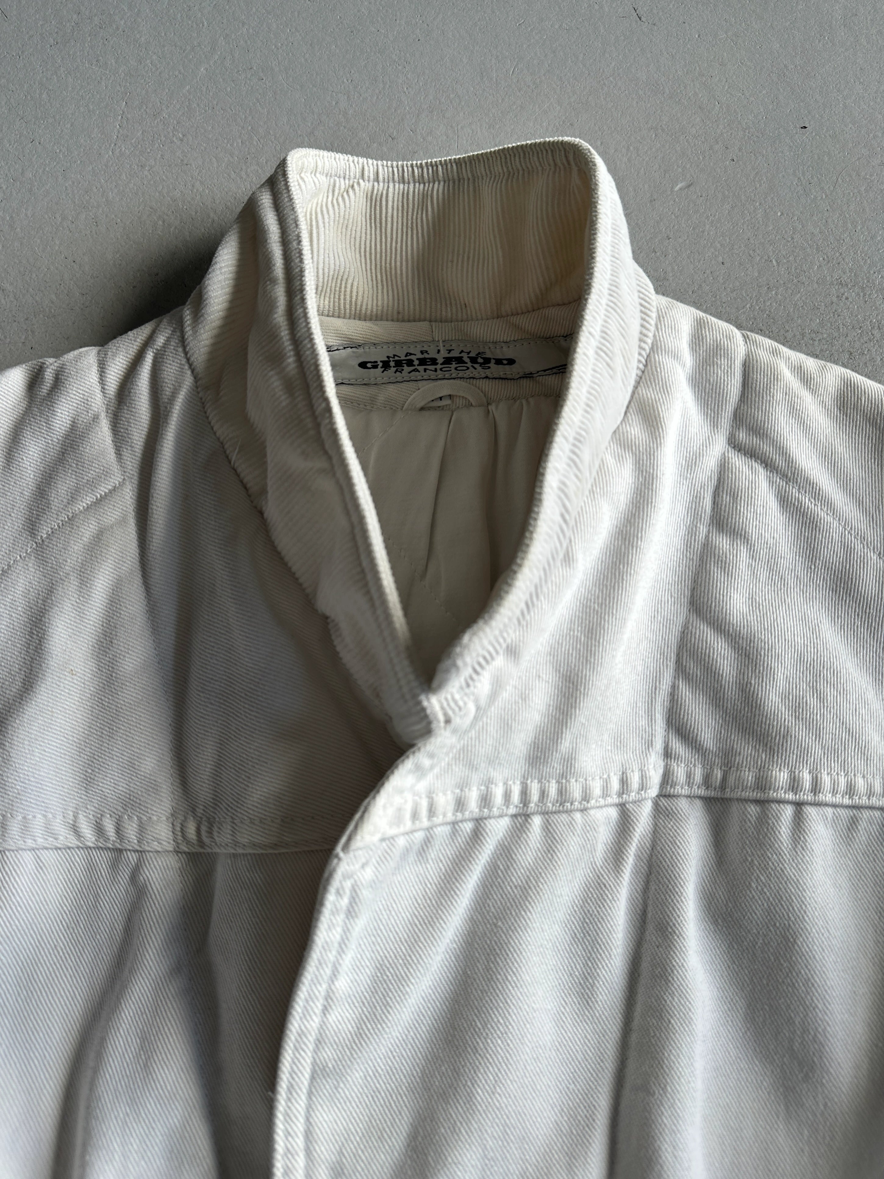 MARITHÉ + FRANÇOIS GIRBAUD - 1980s BOXY FIT DENIM BOMBER JACKET