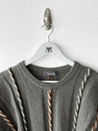 ISSEY MIYAKE -  circa 1984 OVERSIZED JUMPER WITH 3D KNIT DETAILING