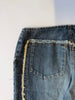 MOSCHINO JEANS - FRAYED SEAM DETAIL STRAIGHT FIT JEANS