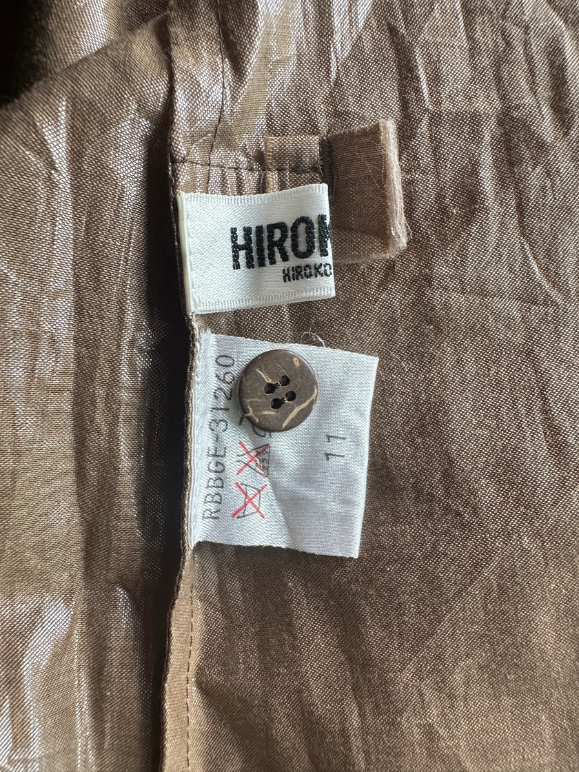 HIROKO KOSHINO BIS - 2000s SEMI TRANSPARENT JACKET