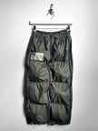 FINAL HOME - early 2000s NYLON MAXY SKIRT WITH ZIPPED SIDE POCKETS