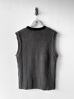 DIRK BIKKEMBERGS - F/W 2017 CHENILLE KNIT CREW NECK VEST TOP