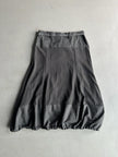 ITALIAN LABEL early 2000s ASYMMETRIC SKIRT WITH PUFFED HEM