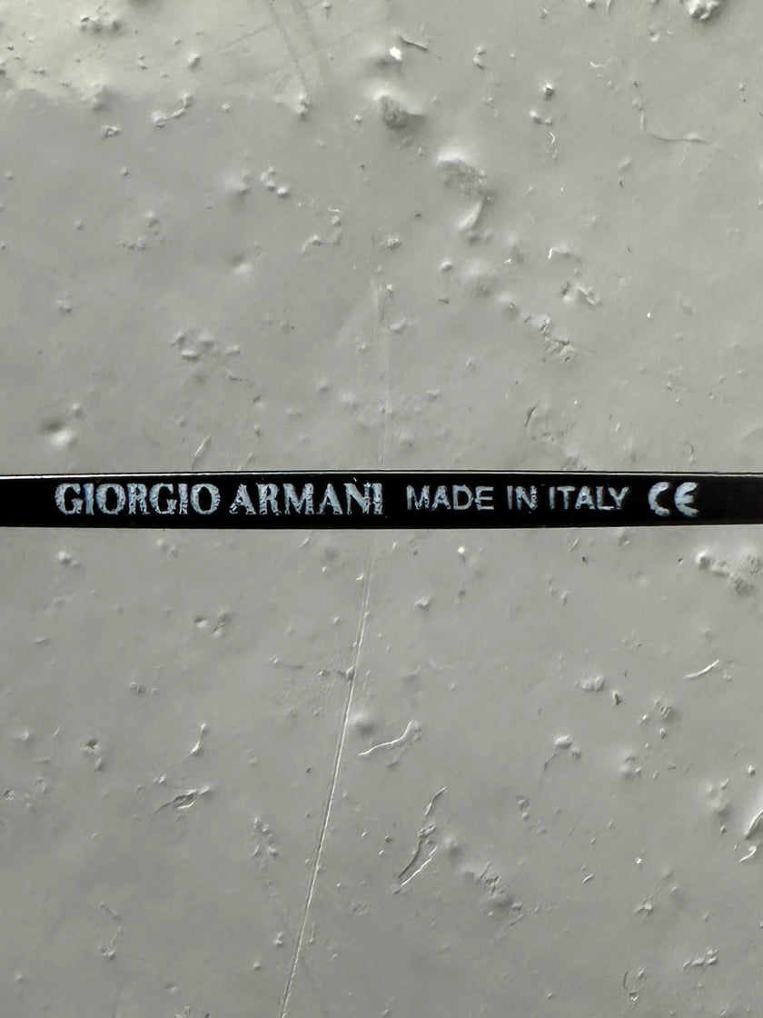 GIORGIO ARMANI -  1990s RIMLESS OVAL SUNGLASSES
