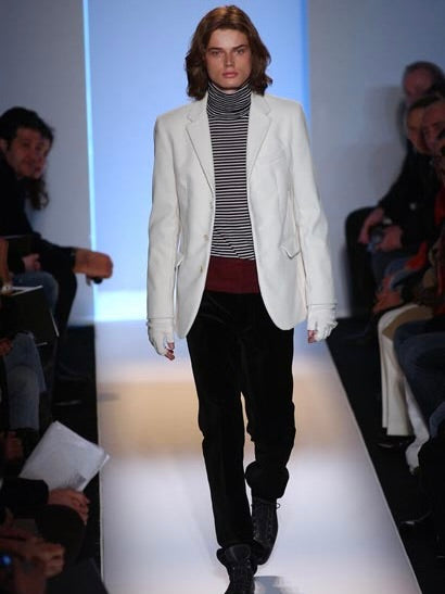 NICOLE FARHI - F/W 2005 SOFT LEATHER BLAZER
