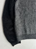 EMPORIO ARMANI - 2000s CHENILLE JUMPER WITH CONTRASTING FRONT AND HOOD