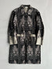 DRIES VAN NOTEN - 2000s METALLIC JACQUARD FLORAL COAT