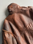 1980s LEATHER AVIATOR BOMBER JACKET