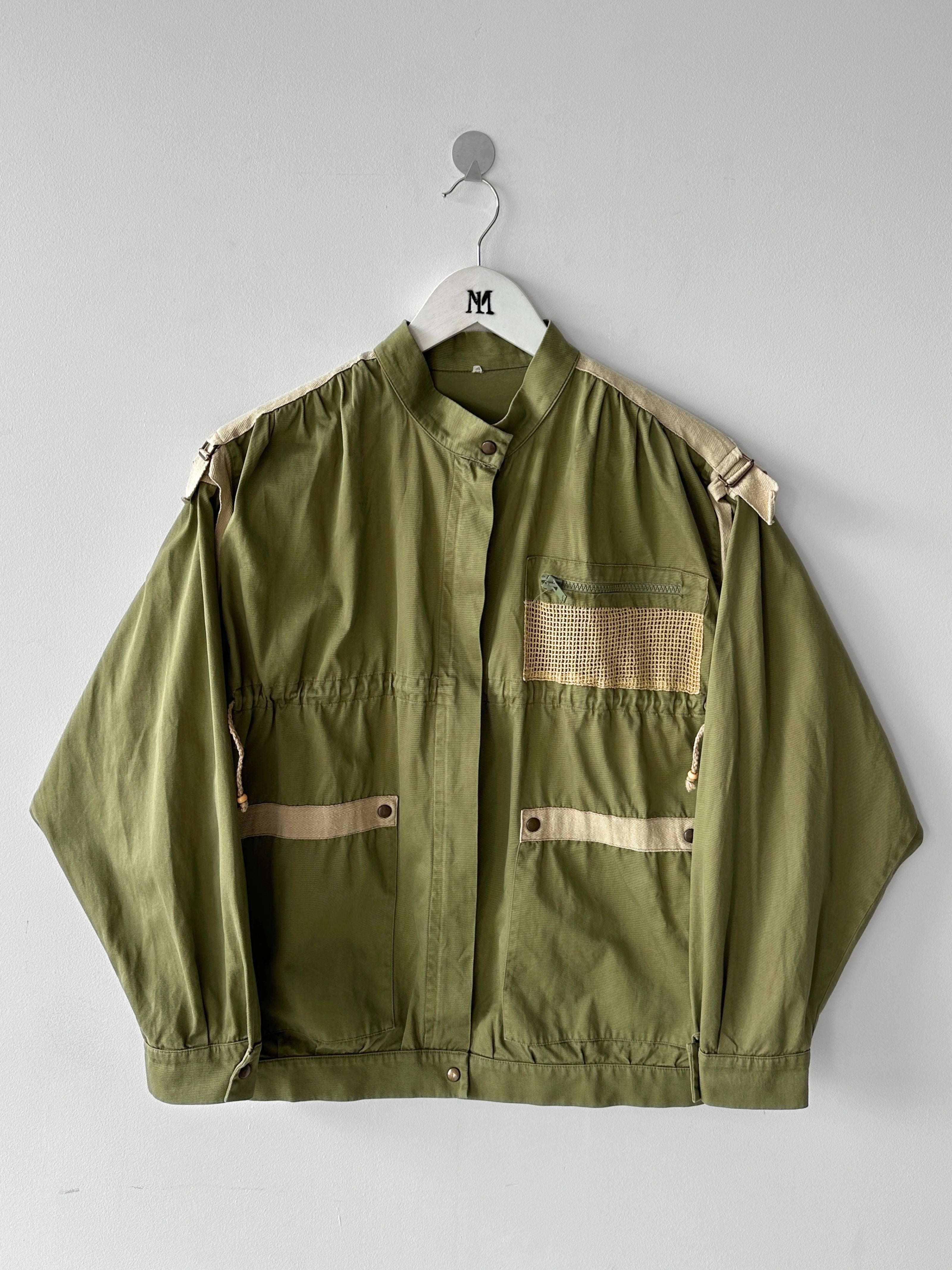 1980s UTILITY JACKET WITH DRAWCORDS DETAILS