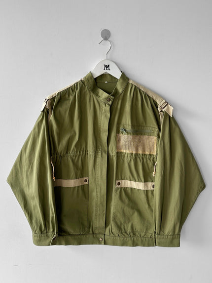 1980s UTILITY JACKET WITH DRAWCORDS DETAILS