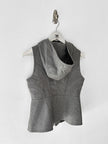 ITALIAN LABEL 2010s ZIPPED HOODED GILET JACKET