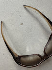 PRADA - 1990s OVERSIZED WRAP AROUND SUNGLASSES