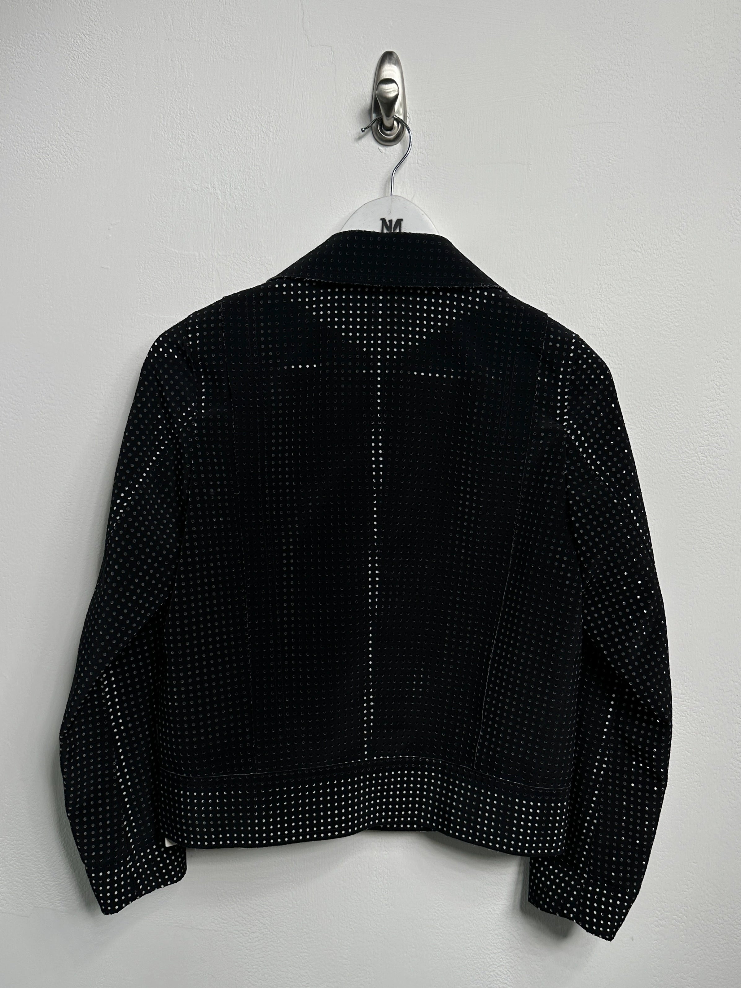 ISSEY MIYAKE - S/S 2014 LAYERED CONSTRUCTION PERFORATED JACKET