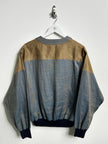 ITALIAN LABEL 1980s LINEN BLOUSON JACKET