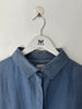 ITALIAN LABEL 1980s LINEN JACKET WITH PANELED WAISTABAND