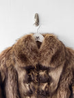EMANUEL UNGARO by PETER DUNDAS  - F/W 2006 MARMOT FUR JACKET WITH CASHMERE RIBBED KNIT WAISTBAND