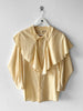 COMME DES GARÇONS -1980s ASYMMETRIC CAPE OVERLAY SHIRT