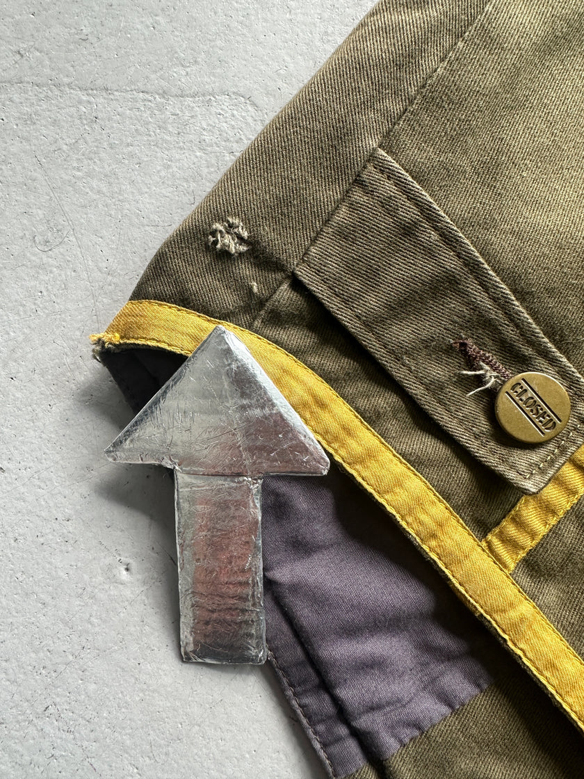 MARITHÉ + FRANÇOIS GIRBAUD X CLOSED - 1980s BOMBER JACKET WITH CONTRASTING PIPING