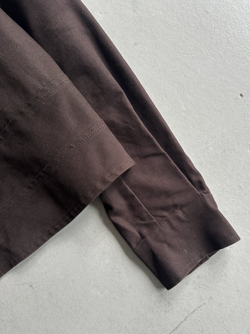 ICEBERG - 1990s STRAIGHT FIT JACKET WITH LEATHER TRIMS