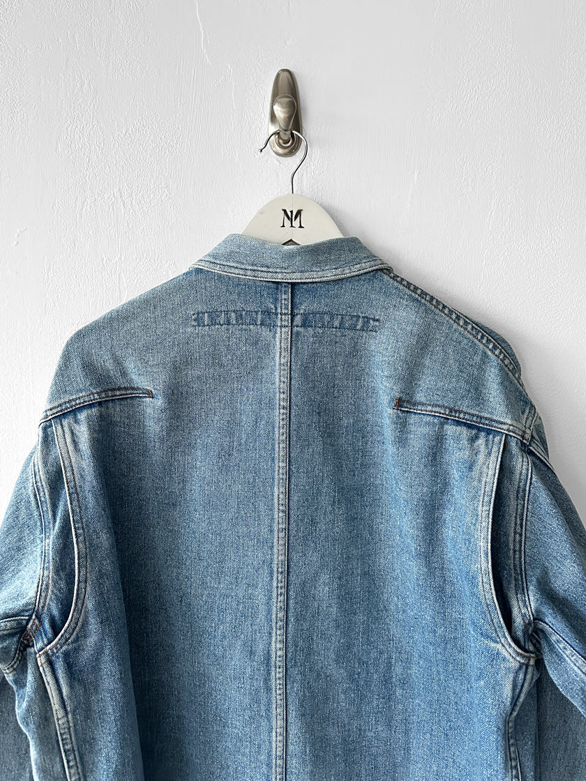 MARITHÉ + FRANÇOIS GIRBAUD - 1980s STONE WASHED DENIM JACKET