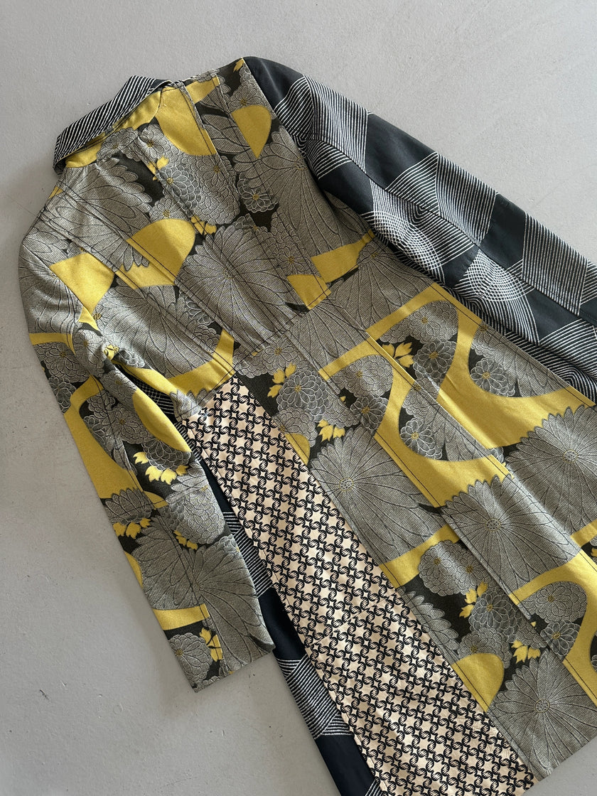 CUSTO BARCELONA - F/W 2002 PANELED LONG JACKET