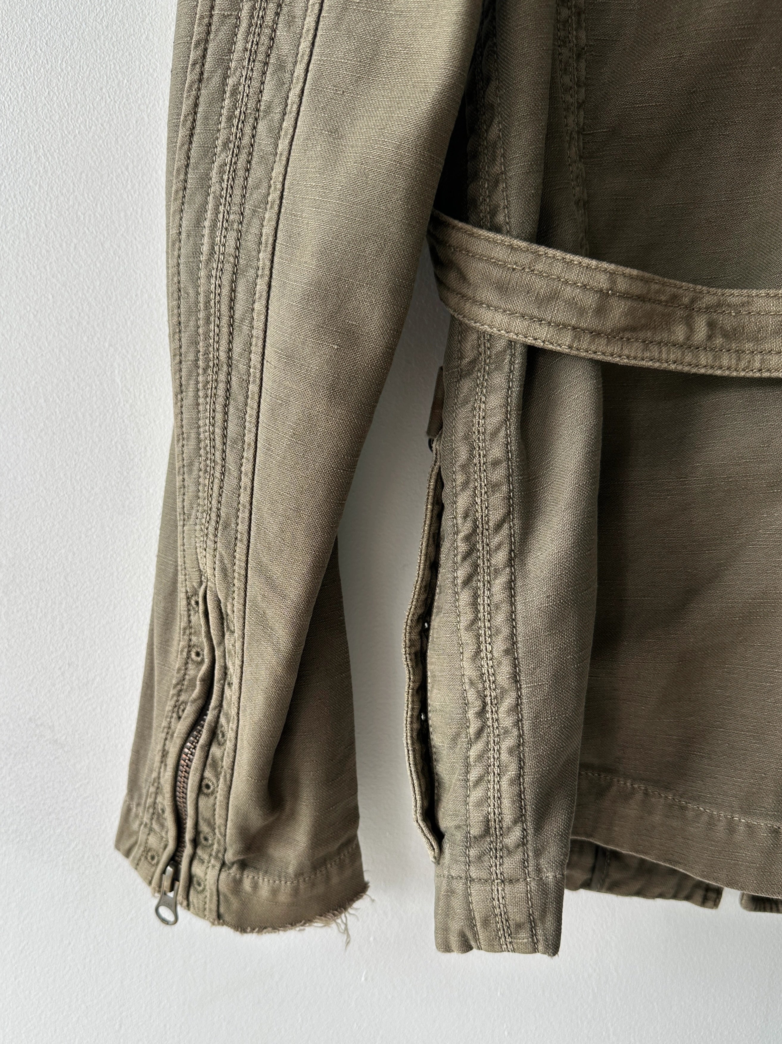 HALB BY KIMINORI MORISHITA  - 2000s STRAIGHT FIT JACKET WITH BONDAGE DETAILS