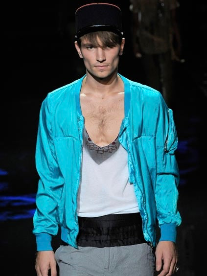 DIESEL - S/S 2009 UTILITY JACKET WITH POUCH AT SLEEVE