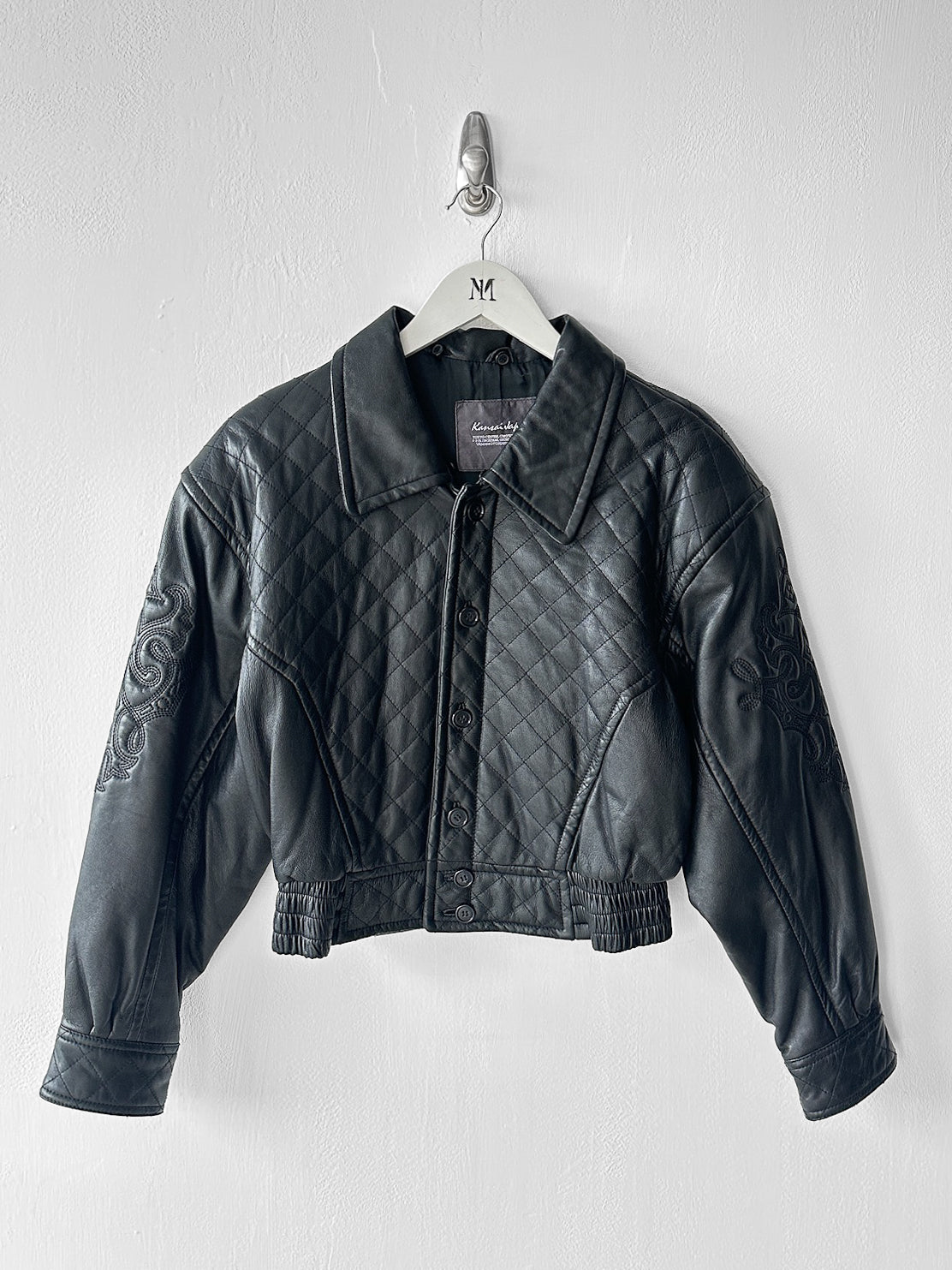 KANSAI YAMAMOTO - 1990s BOXY FIT JACKET WITH DETACHABLE FUR COLLAR